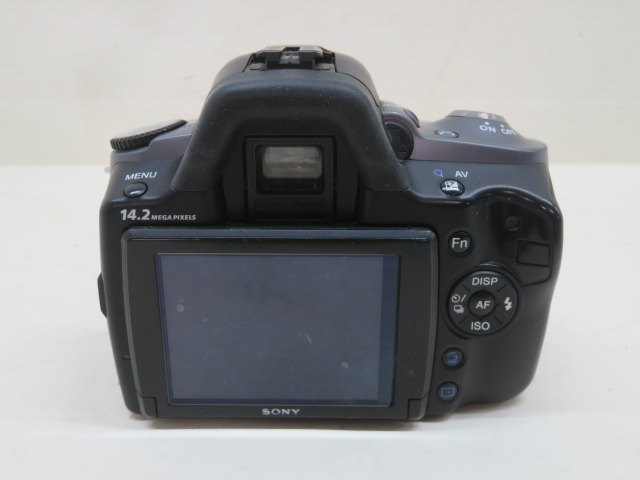 1420万画素★SONY DSLR-A380 デジタル一眼レフカメラ α380 ソニー アルファ キャップ付き ジャンク USED 86684 K5★！！ _画像3