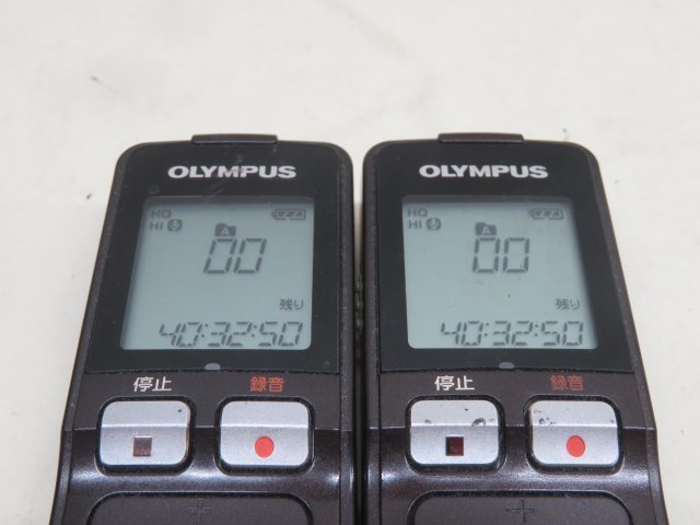 2台セット●●OLYMPUS VN-6200 ICレコーダー オリンパス Voice-Trek ボイストレック 電池付き 動作品 86924●●！！_画像2