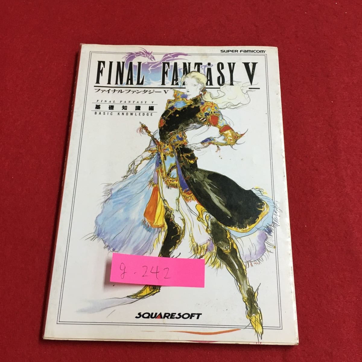 G-242 * 6 Super Nes Final Fantasy 5 Основные знания мира карта хрустальная летучая мышь Рена-грубая