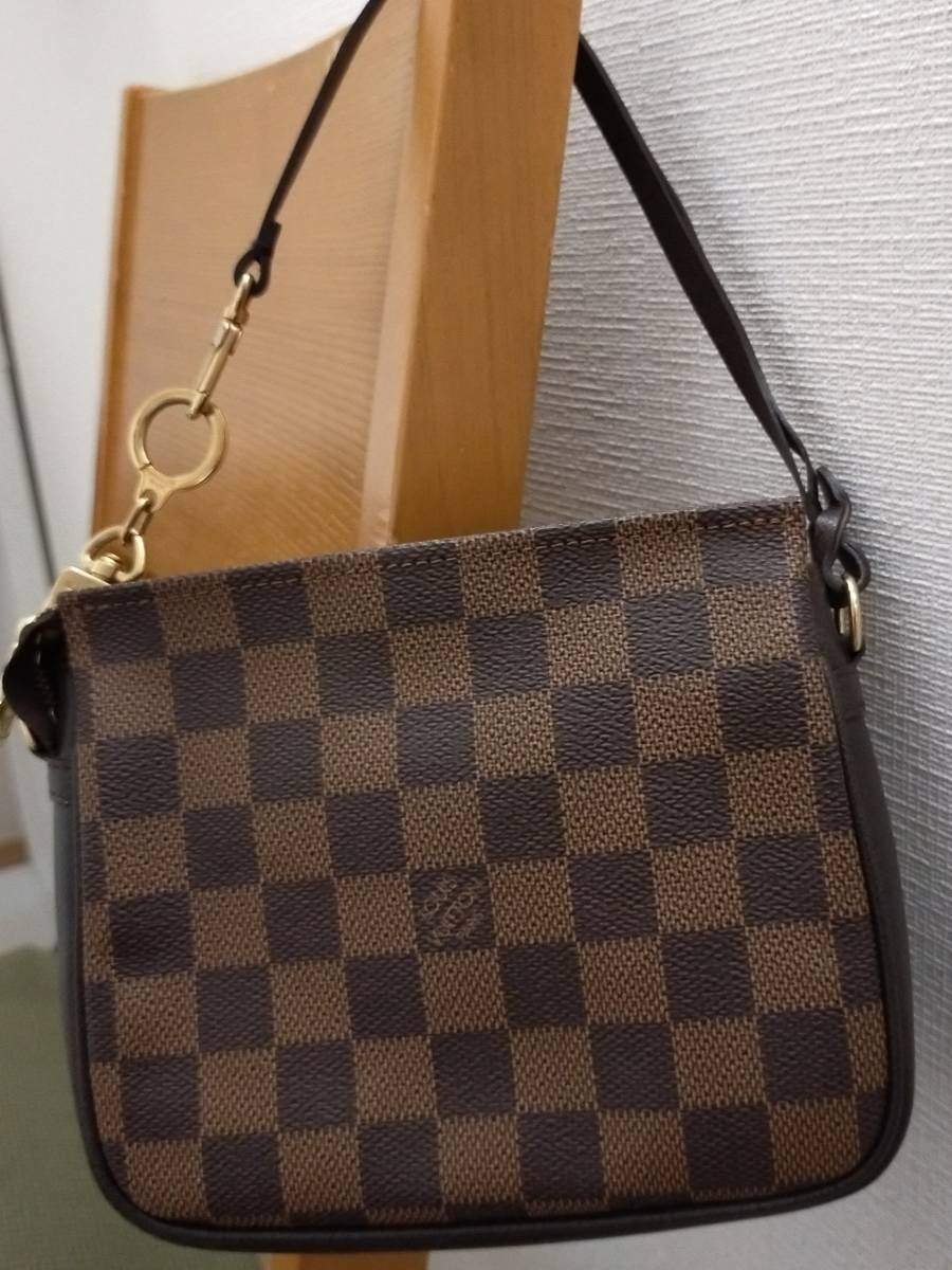 LOUISVUITTON ダミエ トゥルース・メイクアップアクセサリーポーチ-