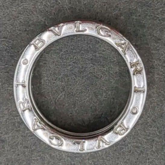 BVLGARI　ブルガリ　リング　B-zero1 K18 ホワイトゴールド　指輪