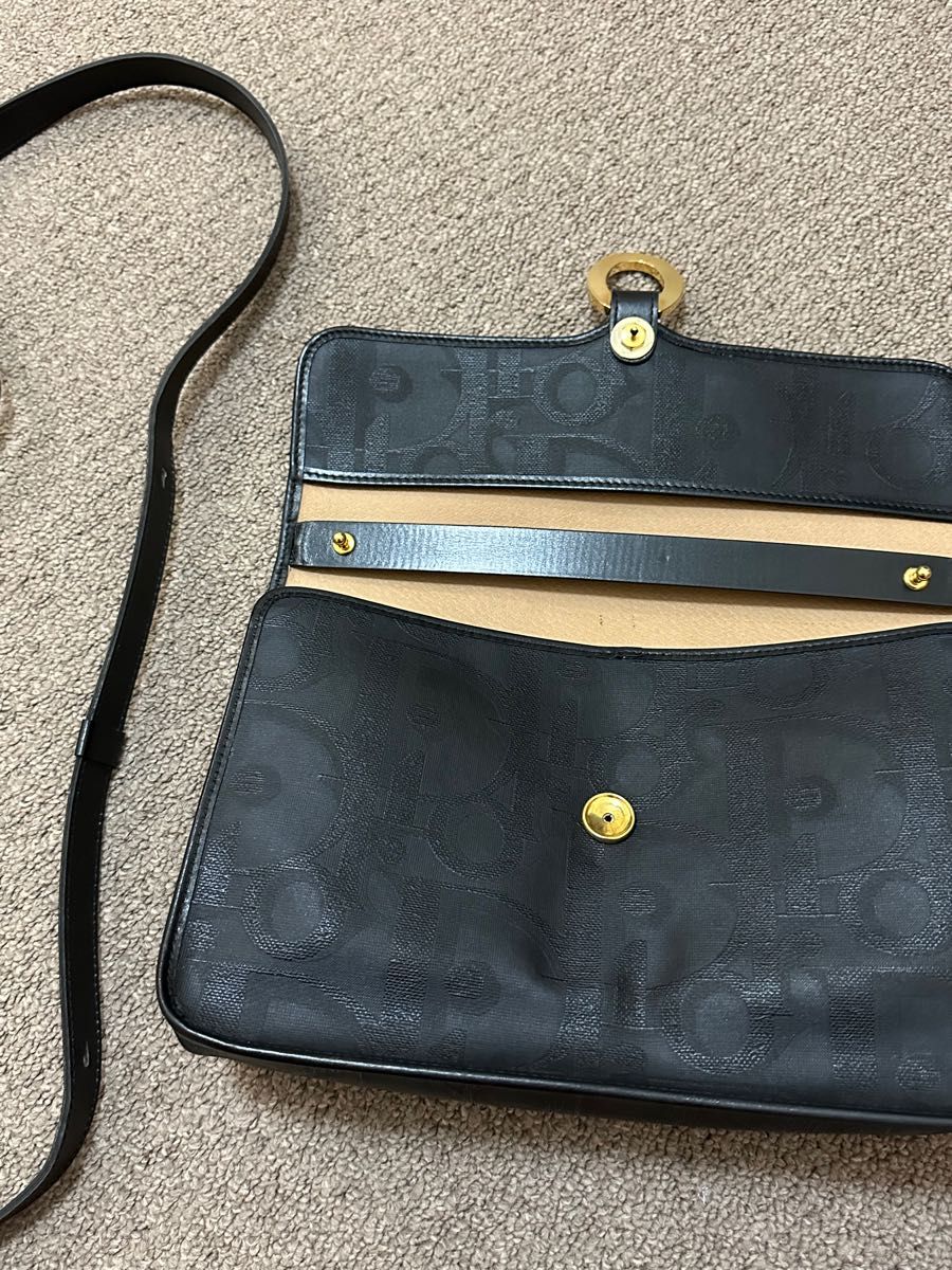 ChristianDior トロッター柄 ショルダーバッグ2way オーバル金具 Yahoo