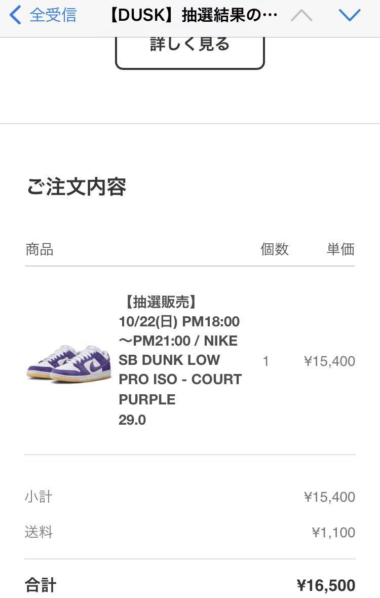 29cm Nike SB Dunk Low Pro ISO Orange Label Court Purple Gum US11 ナイキ SB ダンク ロー コートパープル ガム 堀米 雄斗 DV5464-500_画像10