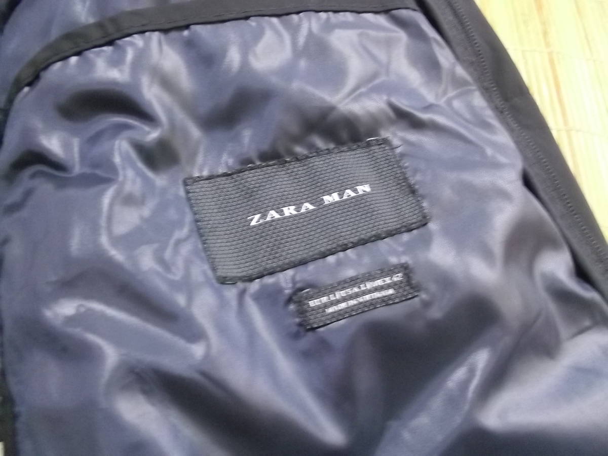 まとめて即決！美品　大きめ　ザラマン ZARA MAN　紺　スリム　ダウンジャケット_画像2