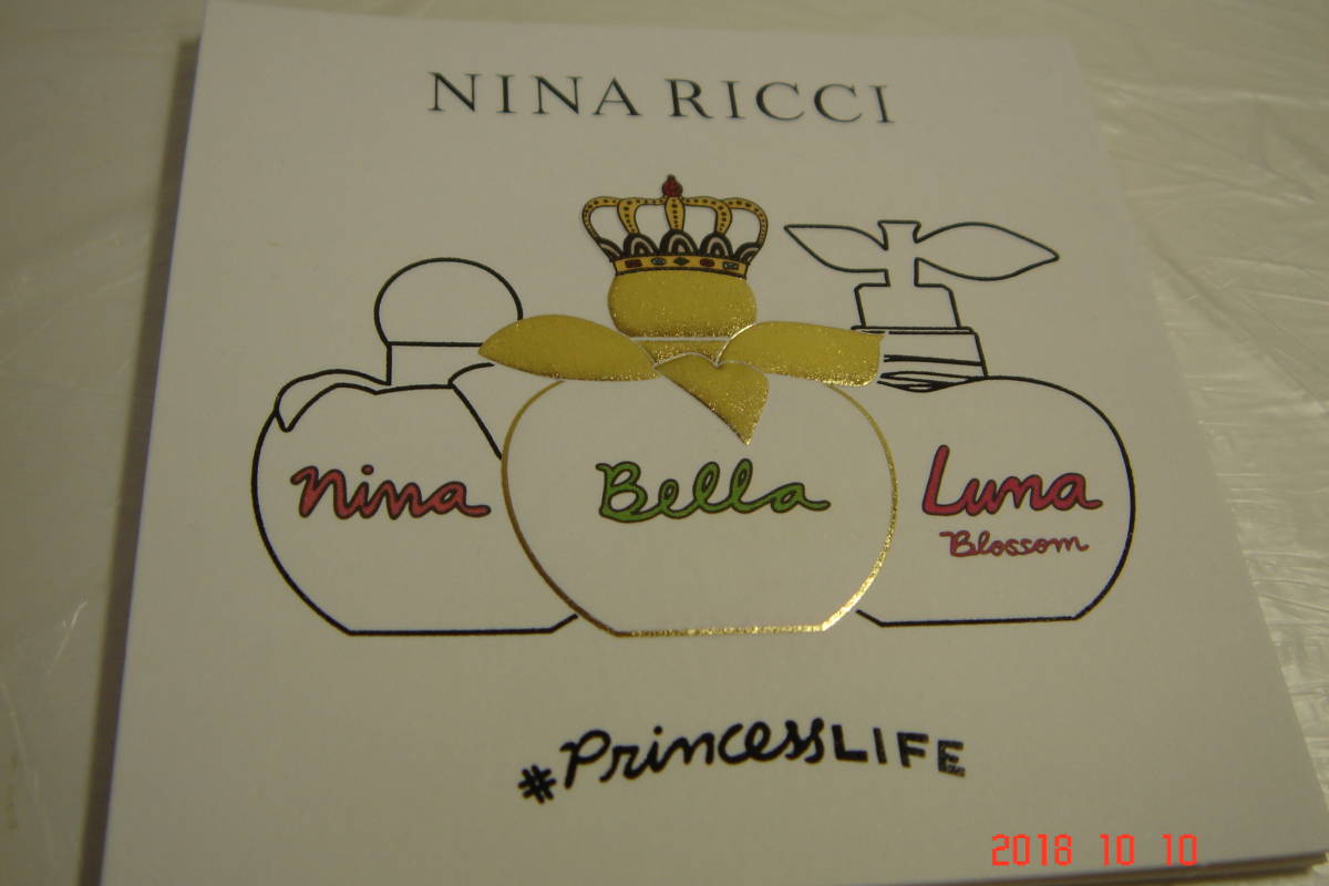 可愛い！未使用新品　　NINA RICCIムエット（紙製）６枚￥１５０_画像1