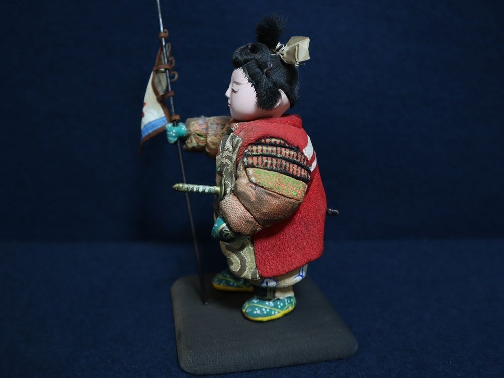  битва передний ... армия персик Taro Япония один рис . рис . произведение японская кукла кукла вместе коробка ( поиск мужчина античный времена предмет куклы ichimatsu 