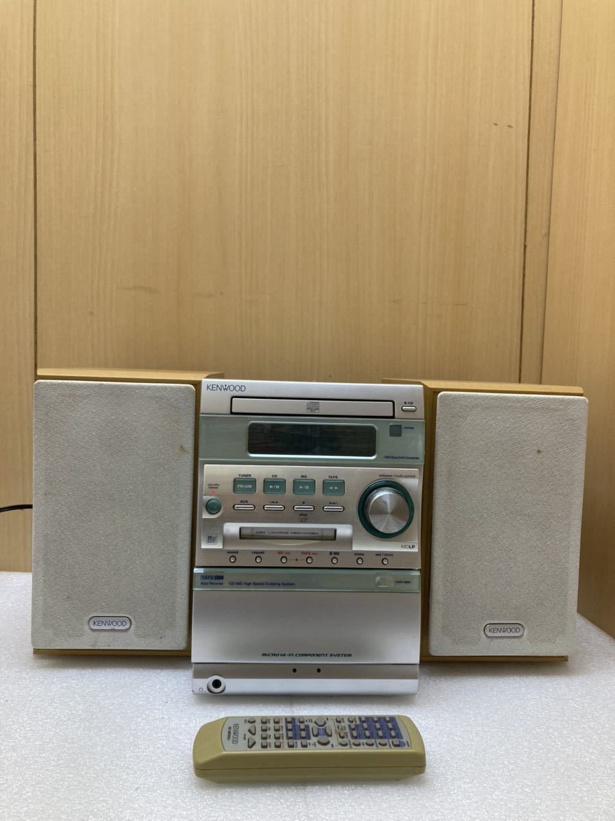 GXL8750 KENWOOD MD/CD/ cassette /FM mini component RXD-SJ3MD tape reproduction OK CD reproduction NG MD reproduction did . sound ..... remote control attaching 1017
