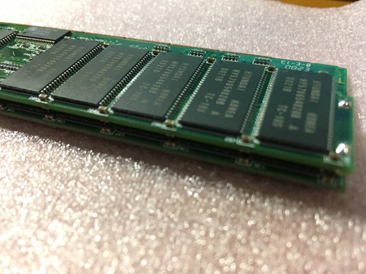HYUNDAI● SDRAM 168pin DIMM 256MB(？) ECC サーバー用_画像3