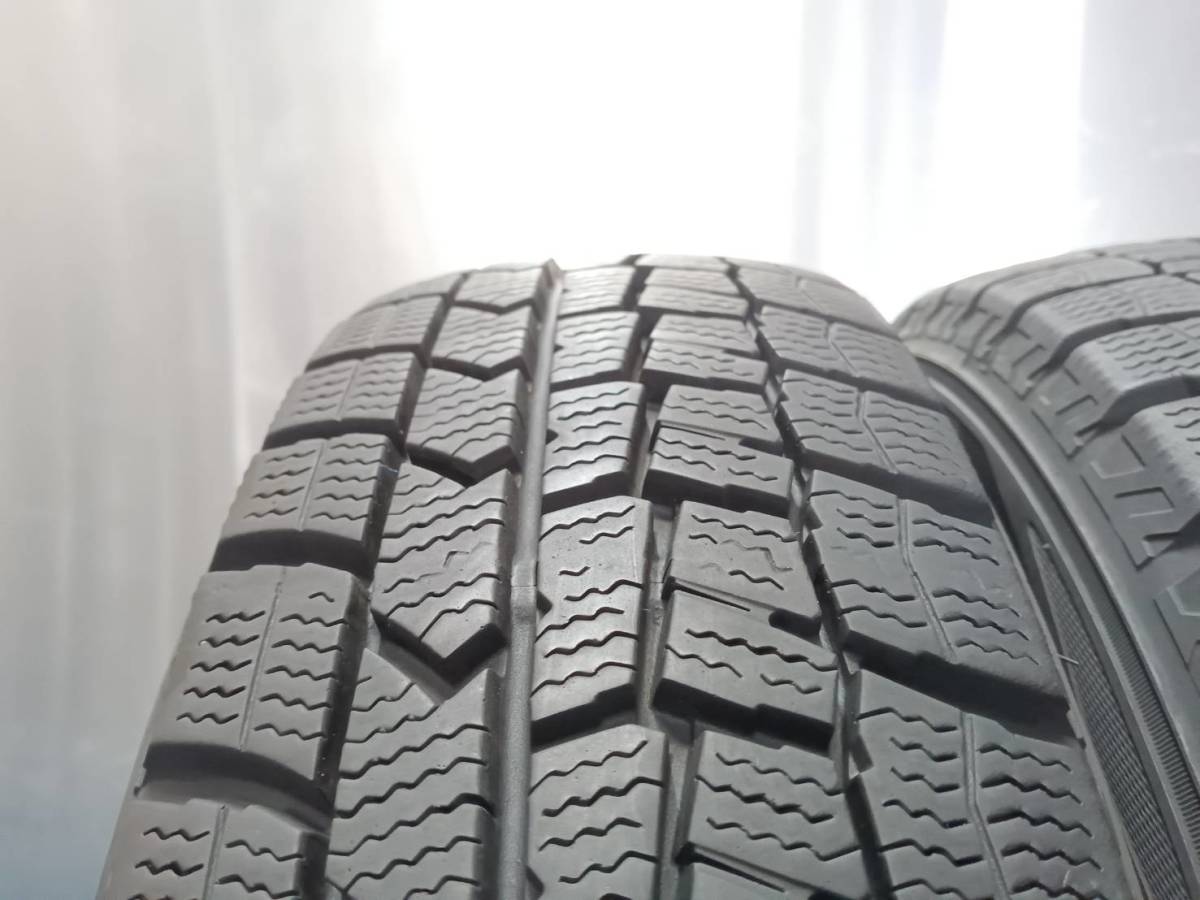 ★8-9分山★20年製★ ダンロップWINTER MAXX WM02 155/65R13　社外ホイール 13×4J +43 4H-100 4本セット スタッドレス 軽自動車等　A745_画像10