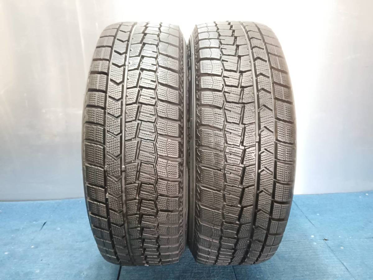 ★9分山★18年製★ ダンロップ WM02 195/65R15　社外ホイール 15×6J +43 5H-100 4本セット スタッドレス ウィッシュ・プリウス等　A749_画像8