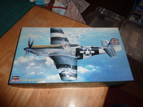 1/48 P-51D ムスタング ハセガワ 　アメリカ陸軍戦闘機_画像1