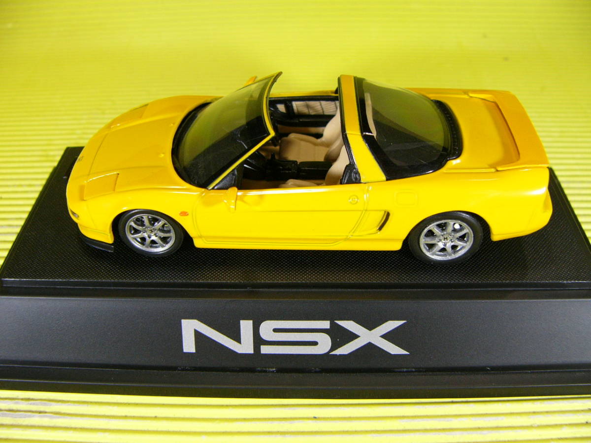 エブロ 1/43 ホンダ NSX-T (NA1) 黄 (最安送料レタパ520円)_画像4