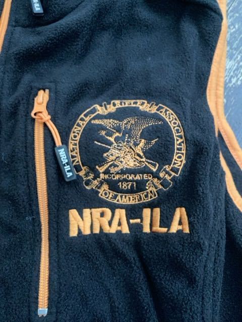 NRAフリースベスト】全米ライフル協会 USサイズL: 狩猟 射撃 シューティング ハンティング　NRA-ILA レア！
