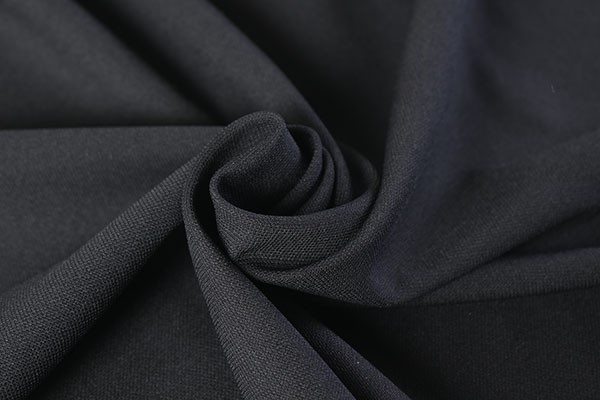 ♪ポリエステルドビーバスケット 黒 巾：145cm♪特価はぎれ1.4m[8102-h-1.4m]の画像1