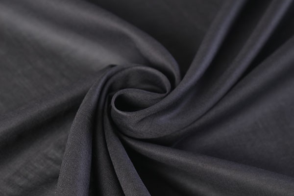 ♪コットンローン 黒 巾：110cm♪5m[7916]47_画像1
