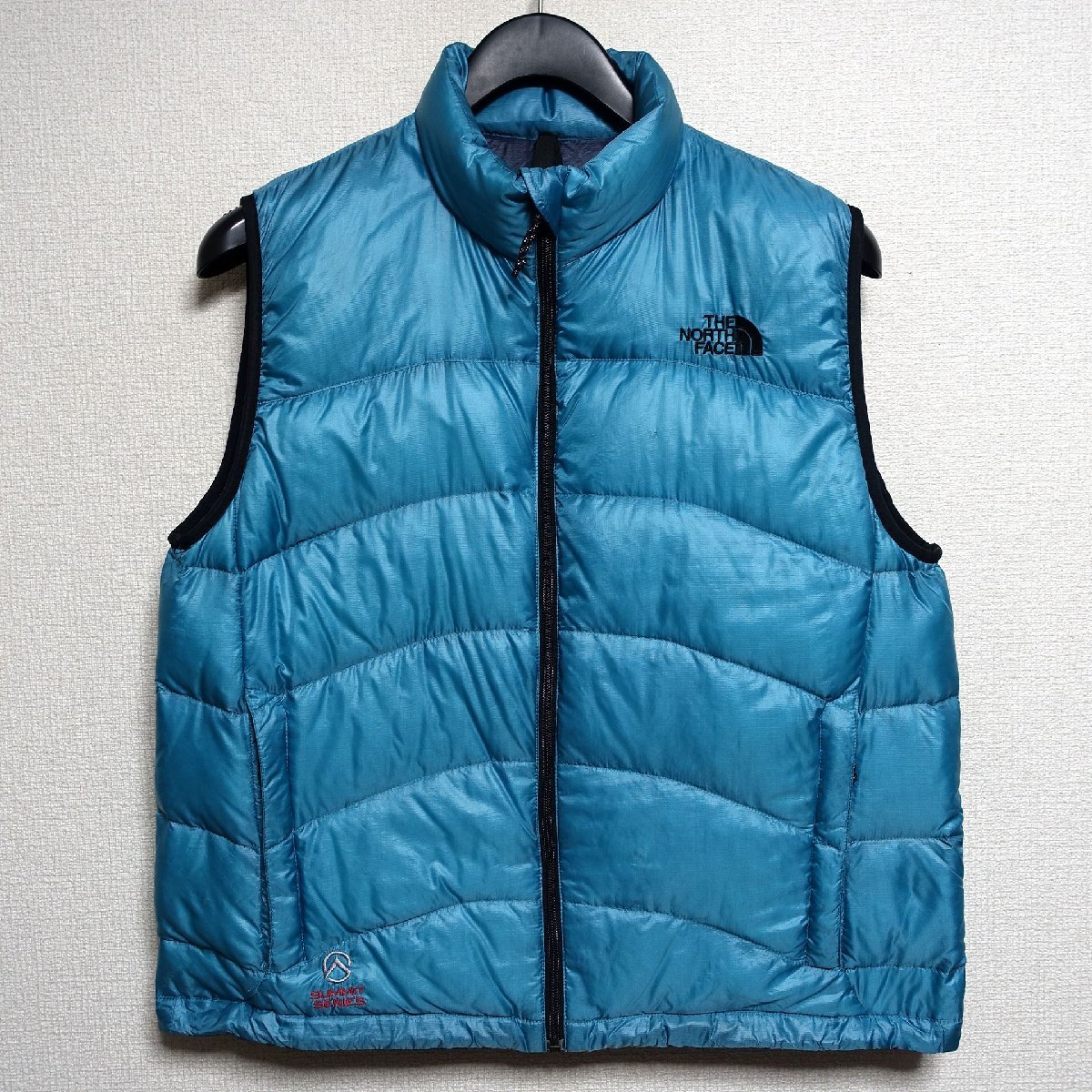 THE NORTH FACE ノースフェイス サミットシリーズ ダウンベスト メンズ Lサイズ 正規品 ブルー Z683_画像1