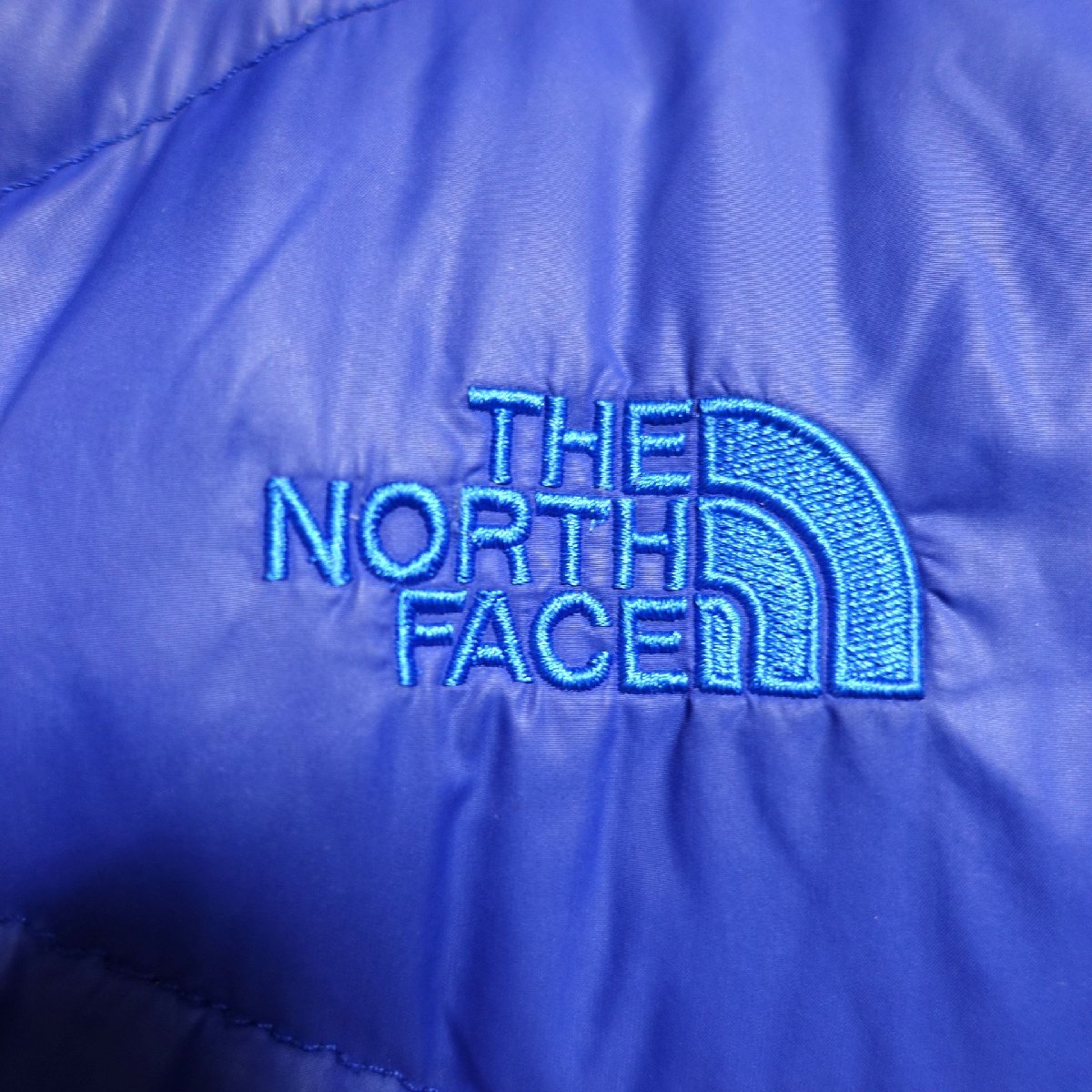 THE NORTH FACE ノースフェイス ダウンジャケット 550FP メンズ Lサイズ 正規品 ブルー Z747_画像4