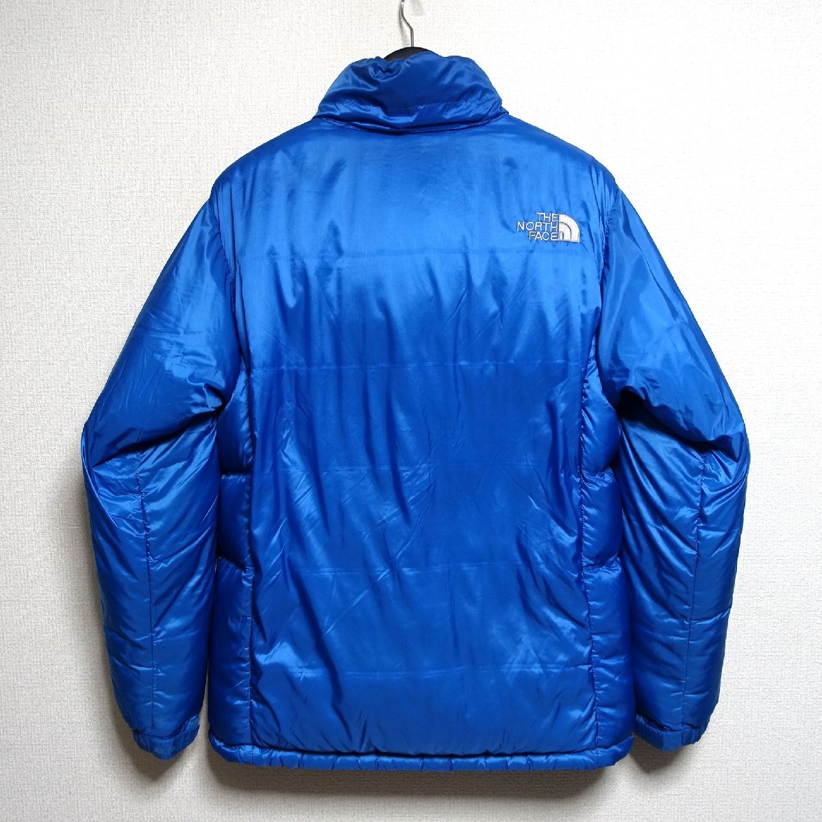 THE NORTH FACE ノースフェイス サミットシリーズ ダウンジャケット 700FP メンズ Lサイズ 正規品 ブルー Z759_画像2