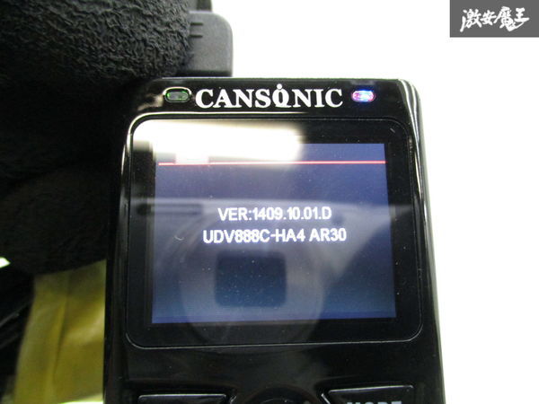 【未使用】CANSONIC キャンソニック 汎用 ドライブレコーダー ドラレコ 防水 水中撮影 車載用 通電OK UDV-888 Wi-Fi搭載 即納 棚6-3_画像6