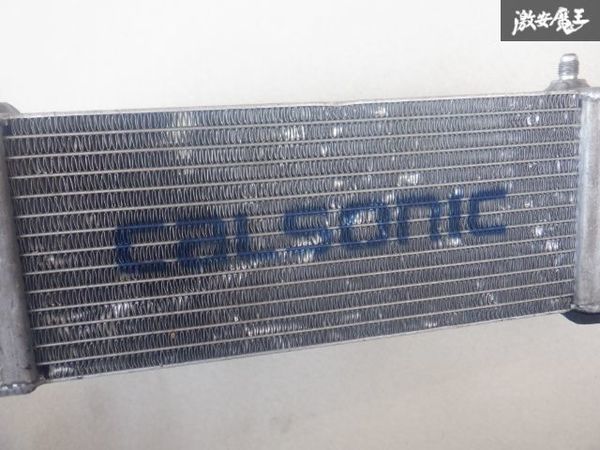 【珍しい】calsonic カルソニック GT500で使用 オイルクーラー コア 汎用品 スカイライン GT-R フェアレディZ 等 即納 棚21-1_画像3