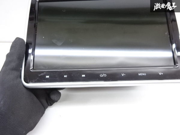 Eonon イーオンオン 汎用 ヘッドレストモニター DVDプレーヤー L0299A-SA0169 10.1インチ 動作不良品 配線欠品 訳有品 即納 棚6-3-Dの画像4