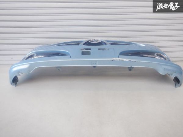 スバル 純正 RC1 RC2 R2 前期 A型 フロントバンパー 57704KG000 グリル/フォグ/スポイラー/OPフォグカバー付 色:43B 水色 棚2F-G-4_画像6