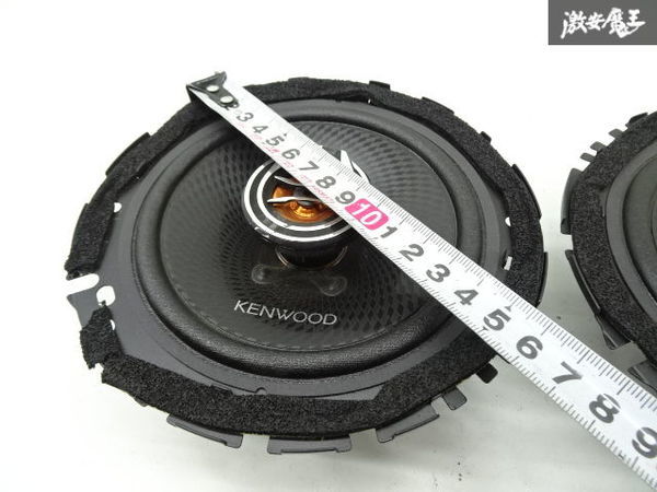【音OK 】KENWOOD ケンウッド 2WAYスピーカー KFC-RS163S 30Ｗ MAX 150W 16cmタイプ オーディオ スピーカー 即納 棚6-4_画像4