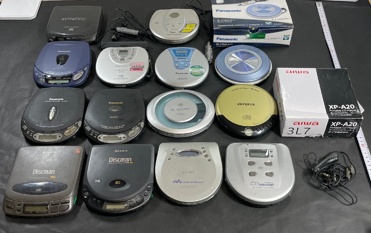 【ジャンク品】CDプレーヤー まとめて ソニー SONY ウォークマン WALKMAN ディスクマン Discman アイワ aiwa【長期保管品】_画像1