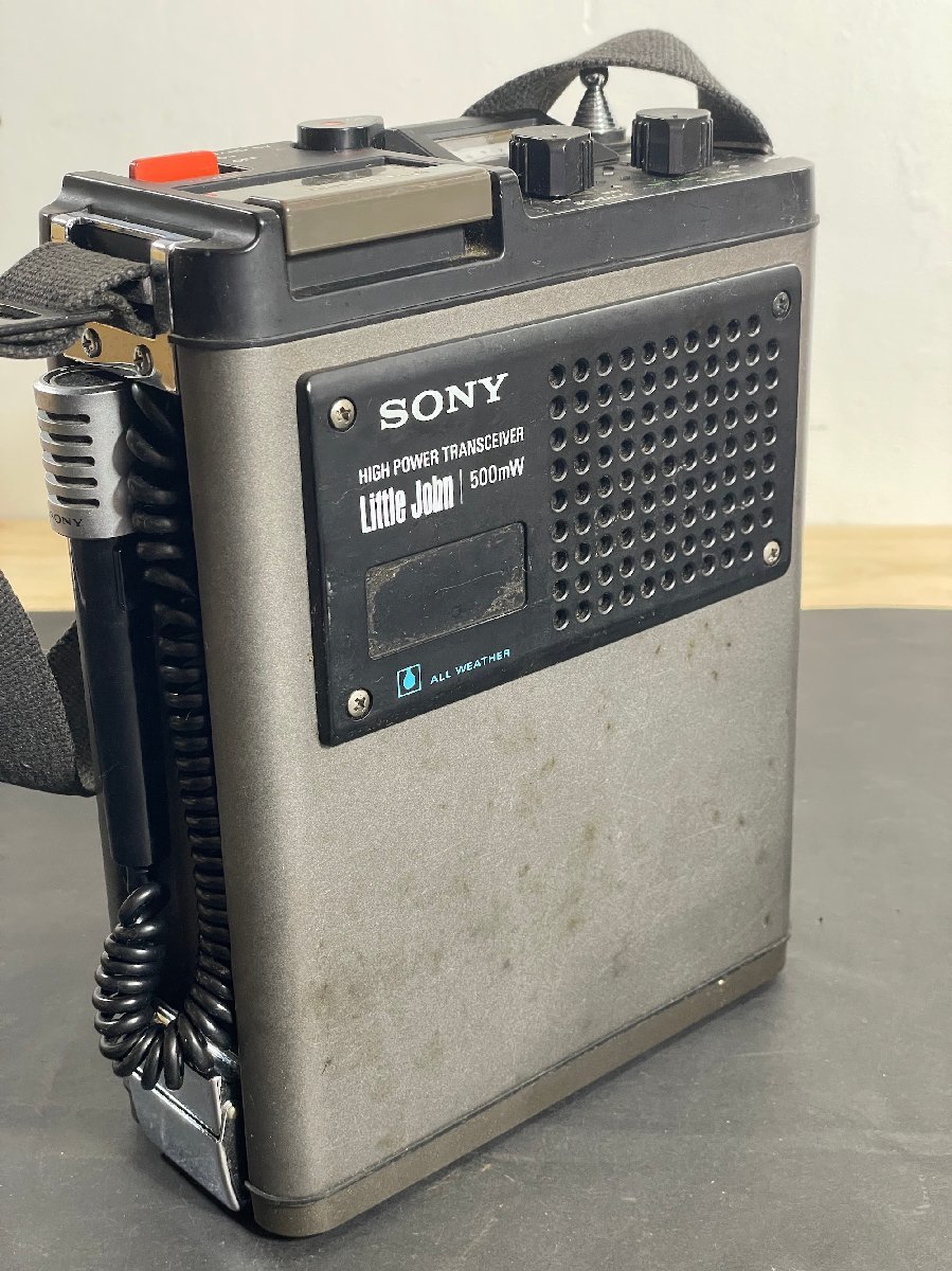 【長期保管品】トランシーバー ソニー SONY ICB-650 ICB-700 Little John 500mW 昭和47年 昭和レトロ_画像3