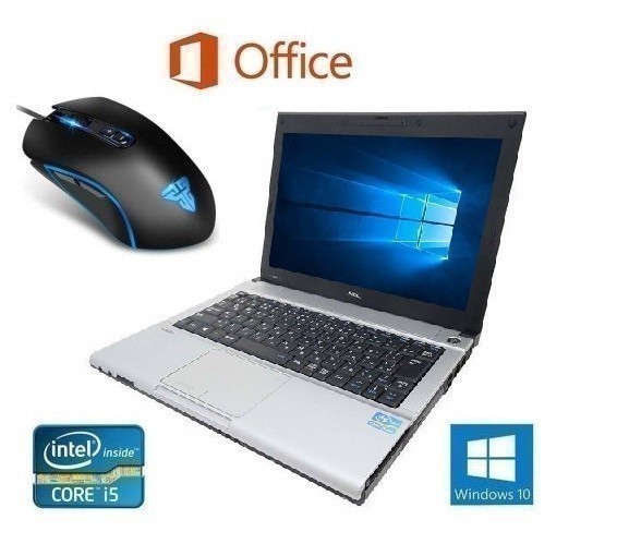 【サポート付き】 快速 美品 NEC VB-F Windows10 PC 新品SSD:480GB メモリ:4GB Office2016 高速 & 【最新版】ゲーミングマウス X9 usb有線