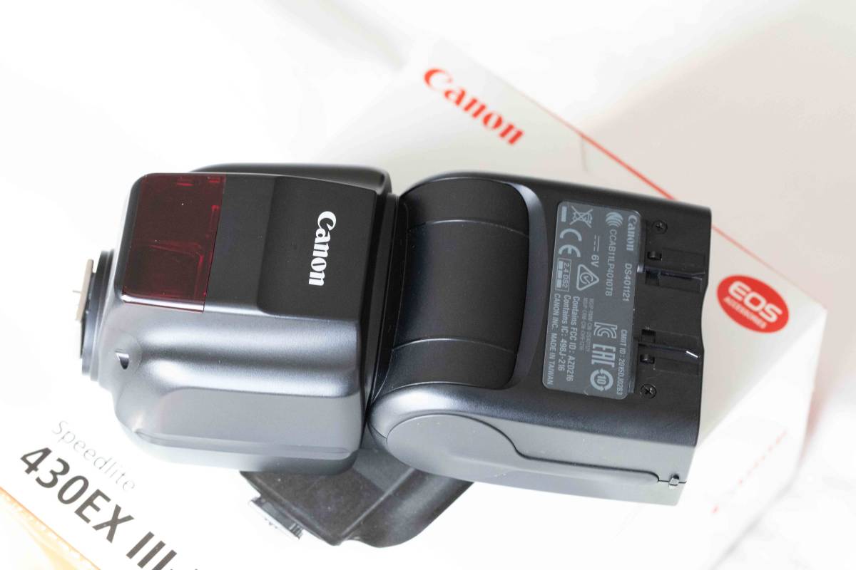 Canon スピードライト　フラッシュ　ストロボ　 430EX Ⅲ-RT_画像2