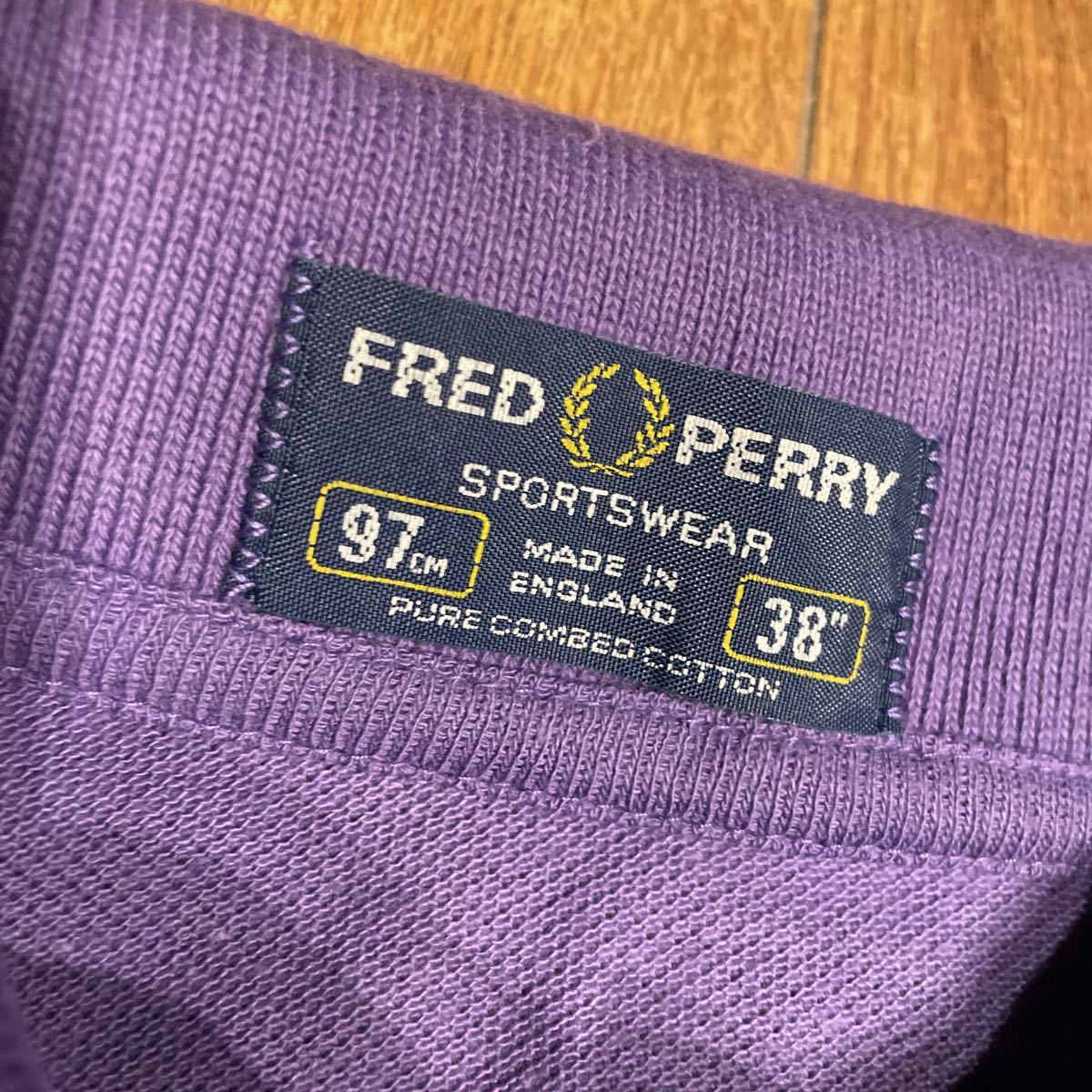 FRED PERRY 半袖 ポロシャツ SIZE 38_画像5