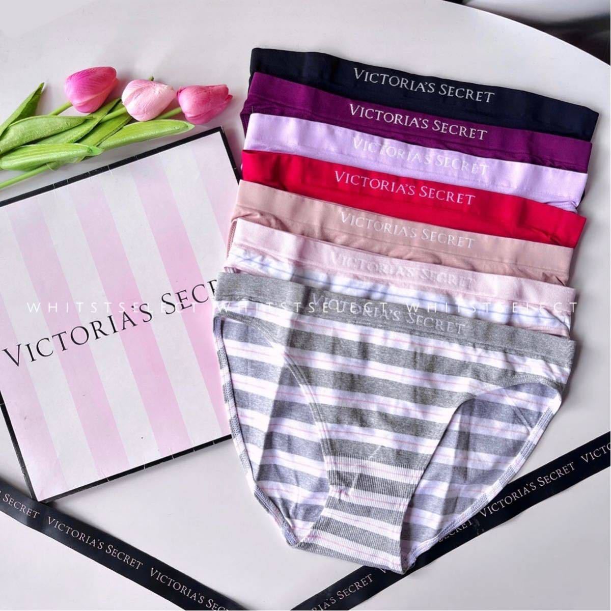 【ラスト1点】【サイズＭ/７枚セット】シームレスビキニパンティ Victoria's Secret ヴィクトリアシークレット シームレスショーツ_画像1