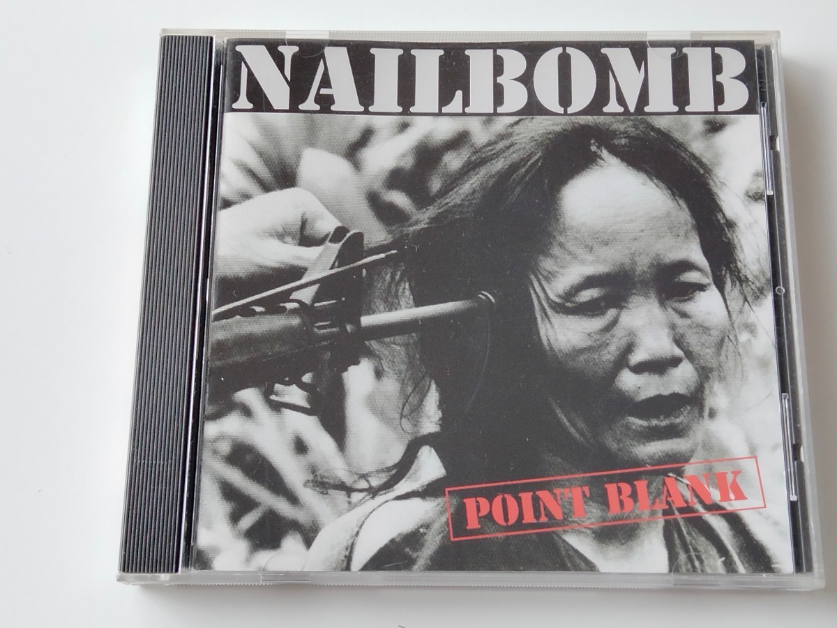 【US Ori美品】NAILBOMB / POINT BLANK CD ROADRUNNER US RR9055-2 94年名盤,マーチャンチラシ入,Max Cavalera,Sepultura,Fudge Tunnel,_画像2