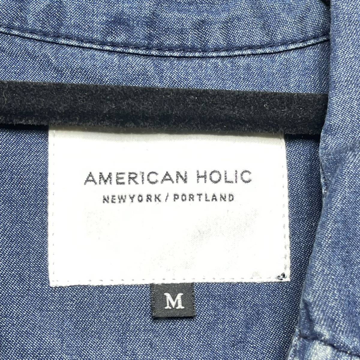 AMERICAN HOLIC アメリカンホリック デニムシャツ size M_画像4