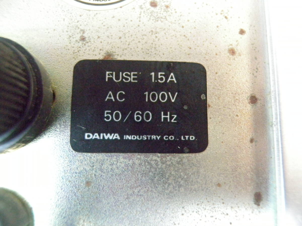 DAIWA ダイワ 安定化電源 PS-41X max5A? 中古_画像9