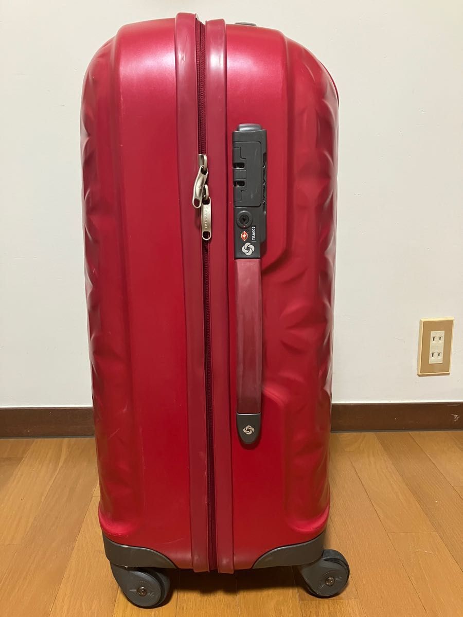 SAMSONITE 旅行用スーツケース レッド ベルギー製【匿名配送】バッグ