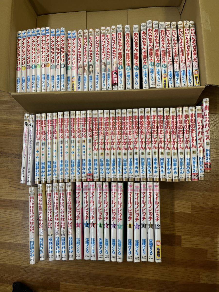 10-116 【現状品】漫画 少女漫画　まとめ売り　佐藤ざくり　田島みみ　約80冊　_画像1