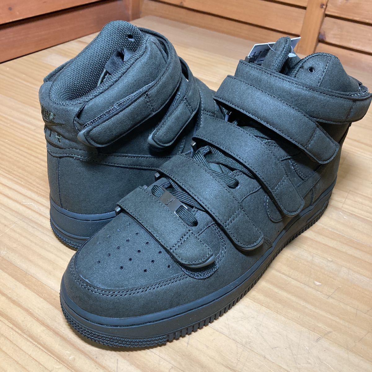 Y送料無料△640未使用【NIKE×Bille Eilish ナイキ×ビリーアイリッシュ】箱 タグ付 DM7926-300 AIR FORCE 1 HIGH '07 SP Sequoia US 10.5_画像6