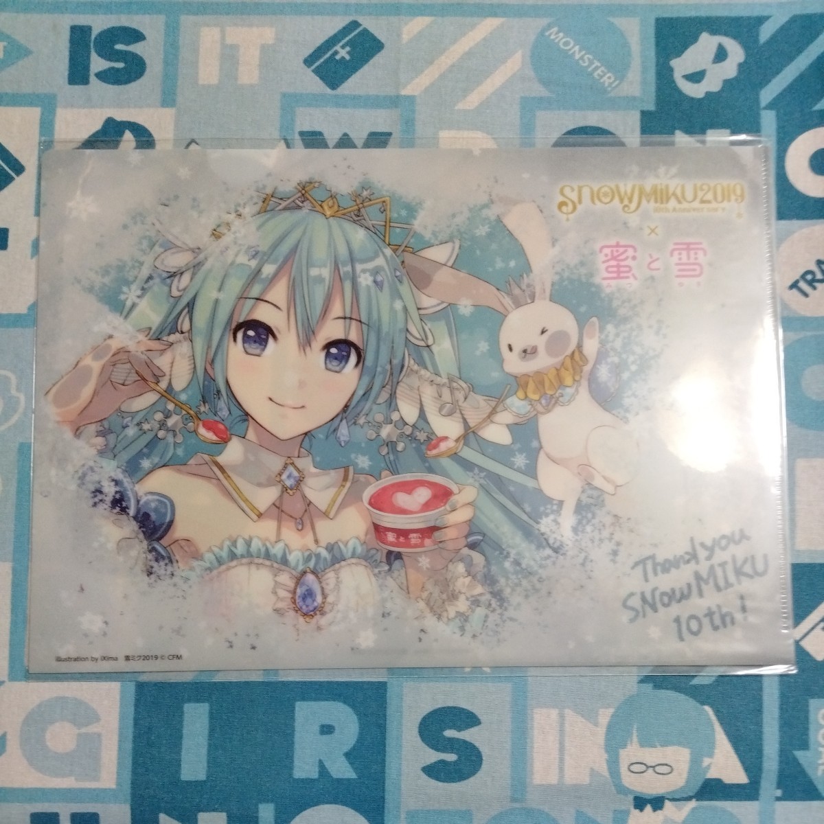 初音ミク ボーカロイド 雪ミク SNOW MIKU 2019 クリアファイル iXima 10th 未開封新品