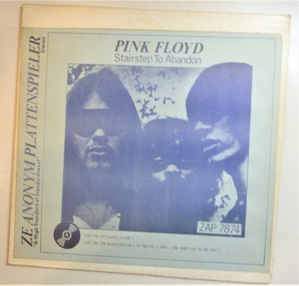 [ analogue LP* valuable . Live record ] pink * floyd | stereo a step *tu* avant Dan (ZAP7874)