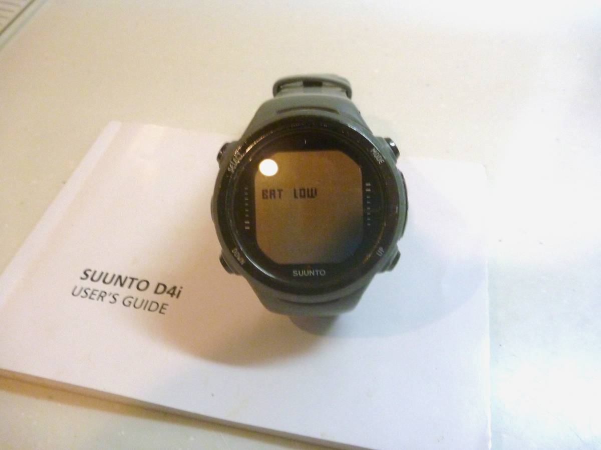 【ダイビングコンピューター】スントＤ４ｉ　グレイ　SUUNTO D4i_画像1