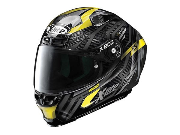 デイトナ 32982 NOLAN X-lite X-803RS ULTRA CARBON DECEPTION ヘルメット イエロー/78 M バイク ツーリング 頭 防具 軽量_画像1