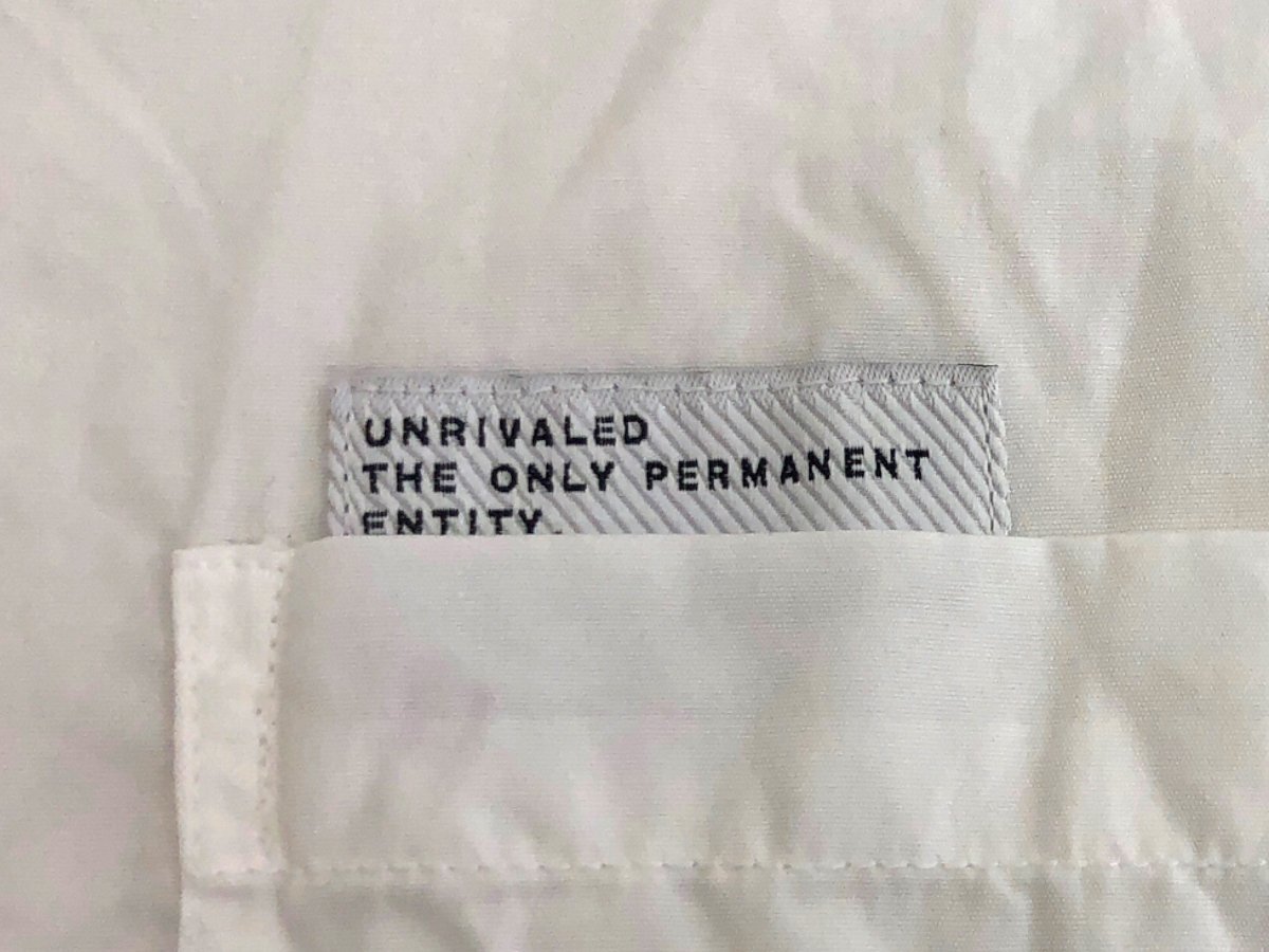 UNRIVALED (アンライバルド) シャツ 長袖デザインシャツ 切り替え 3 ホワイト メンズ /004の画像8
