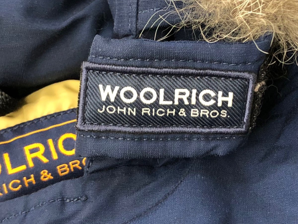 WOOLRICH WOOLEN MILLS (ウールリッチウーレンミルズ) アークティックパーカー ARCTIC PARKA ダウンジャケット XS 紺 ネイビー メンズ/078_画像7