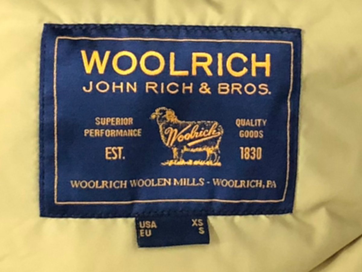 WOOLRICH WOOLEN MILLS (ウールリッチウーレンミルズ) アークティックパーカー ARCTIC PARKA ダウンジャケット XS 紺 ネイビー メンズ/078_画像4