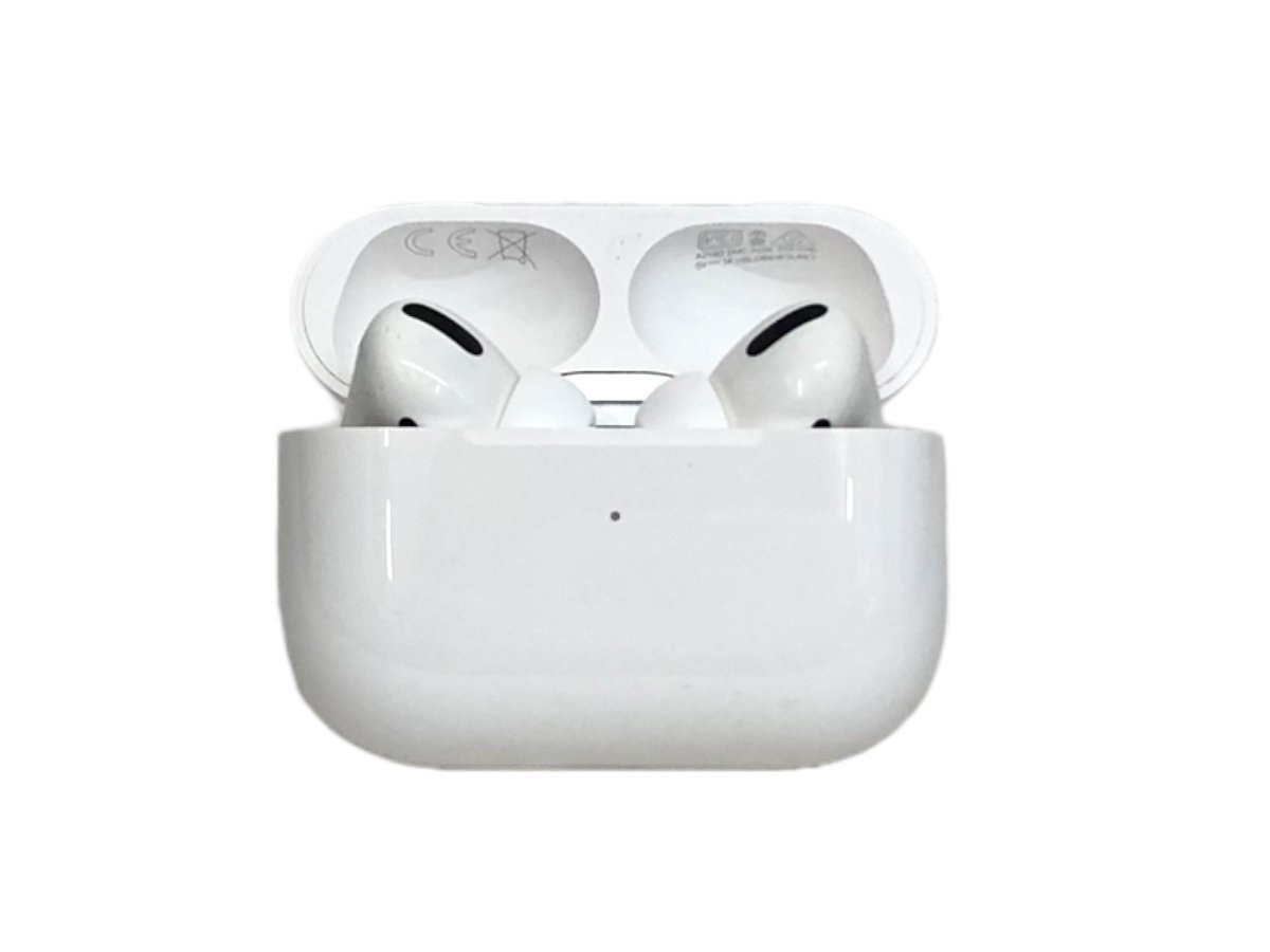 Apple (アップル) AirPods Pro エアポッズプロ ワイヤレスイヤホン MLWK3J/A ホワイト 家電/078