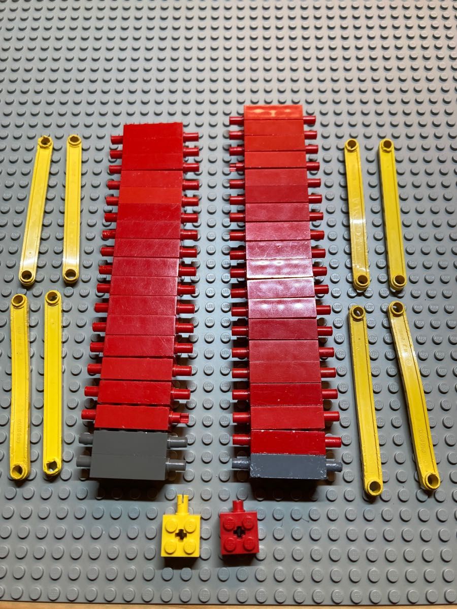 レゴLEGO ジャンク品　車軸、フレームパーツと連結バーセット