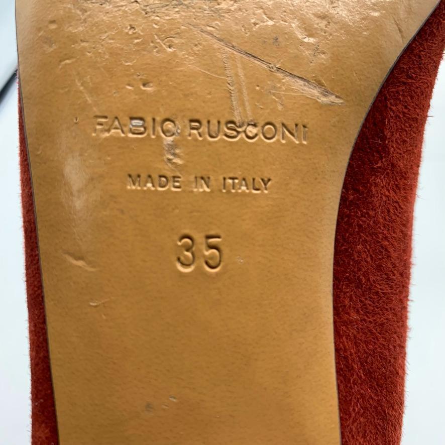 【美品】FABIO RUSCONI ファビオルスコーニ バレエシューズ eu35 22cm レディース 靴 婦人靴 [388_画像9