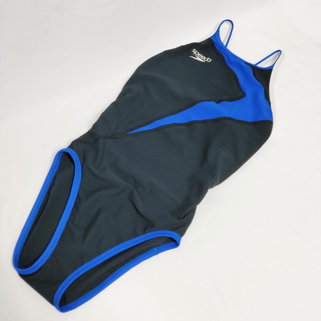 ●○新品 未使用 SPEEDO 定番トレーニング 練習用 水着 スイムウェア O ブルー○●_画像2